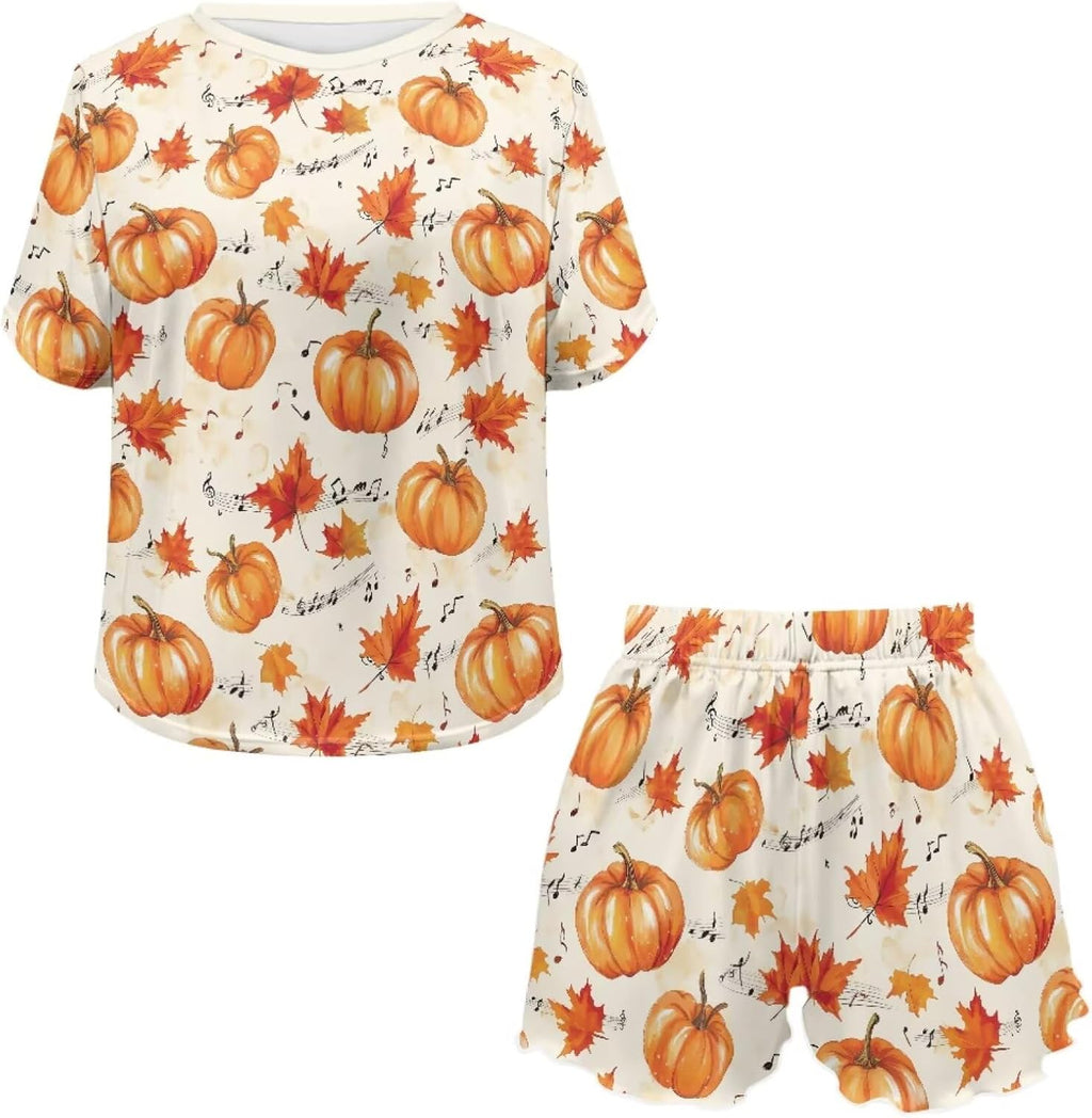 Womens Pajamas Set Cute Plus Size Loungewear for Lady With Pockets Holiday Pjs